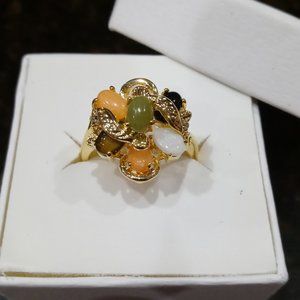 Vintage NWT 5 Stone Ring